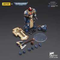 Warhammer 40K Ultramarines Metaurus with Power Axe, Stormshield and Plasma Pistol Action Figure JoyToy JT02786